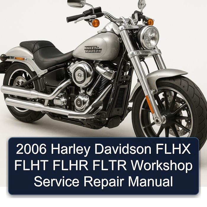 2006 Harley Davidson Model 125 Flhx Flht Flhr Fltr Service Repair Workshop Manual PDF