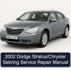 2002 Chrysler Sebring Dodge Stratus/ Service Repair Workshop Manual PDF
