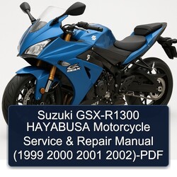 1999-2002 Suzuki GSX Series GSX-R1300 Hayabusa Motorcycle Service Repair Workshop Manual PDF