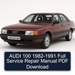 1982-1991 Audi 100 Service Repair Workshop Manual PDF