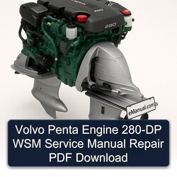 Volvo Penta Engine 280-DP WSM Service Repair Workshop Manual PDF