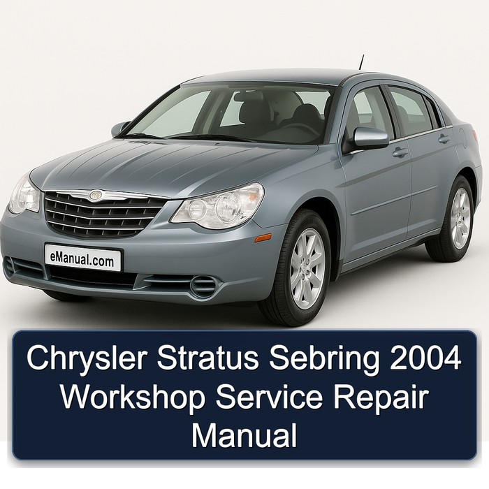 2004 Chrysler Sebring Stratus Service Repair Workshop Manual PDF