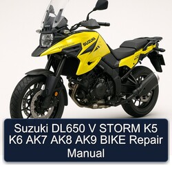 Suzuki V Storm Models DL650 K5 K6 AK7 AK8 AK9 Bike Service Repair Workshop Manual PDF