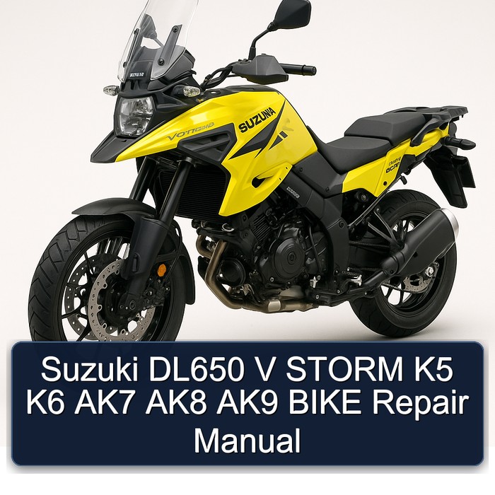 Suzuki V Storm Models DL650 K5 K6 AK7 AK8 AK9 Bike Service Repair Workshop Manual PDF