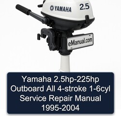 1995-2004 Yamaha 2.5hp-225hp Outboard All 4-stroke 1-6CYL Service Repair Workshop Manual PDF
