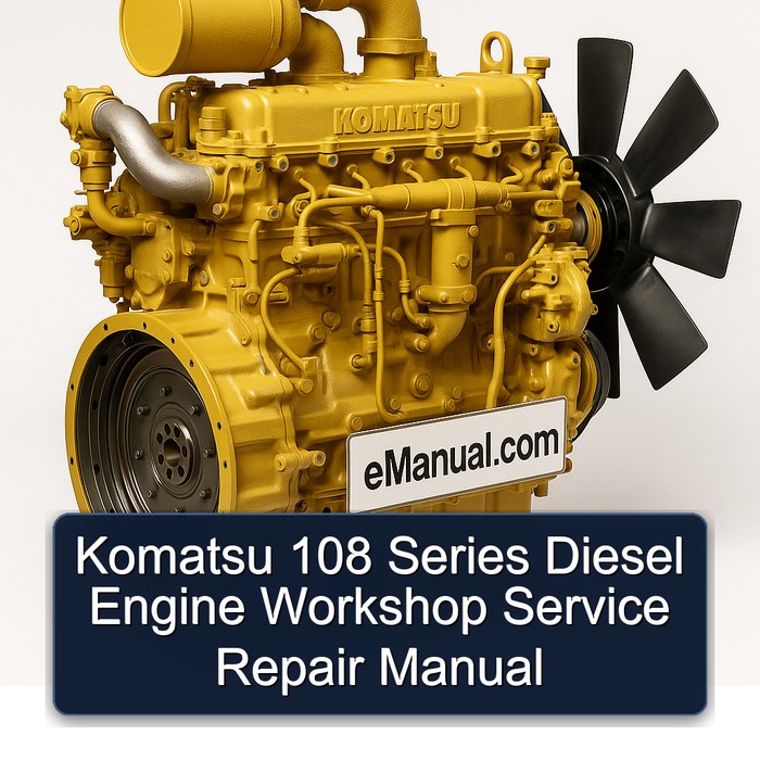 Komatsu 108 Series Diesel Engine Service Repair Workshop Manual PDF