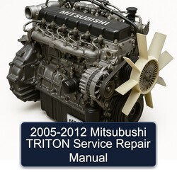 2005-2012 Mitsubishi 6 D Series Mitsubushi Triton Service Repair Workshop Manual PDF