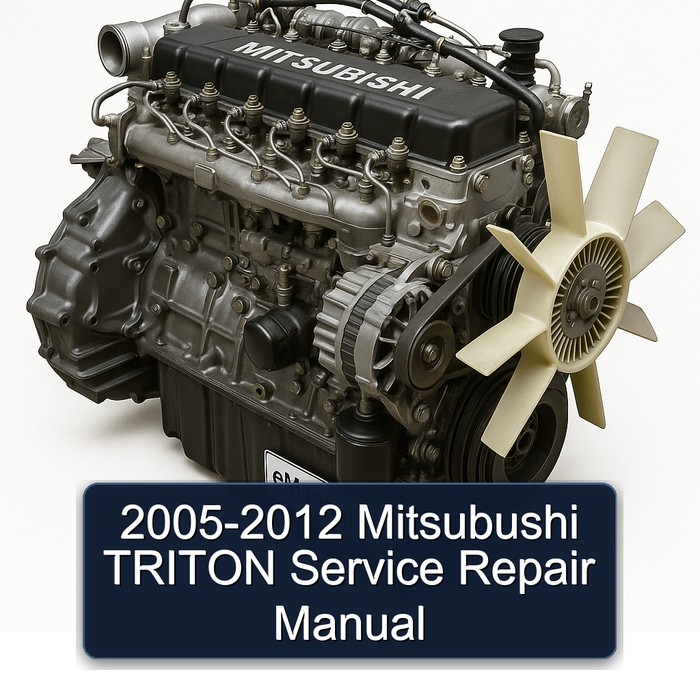2005-2012 Mitsubishi 6 D Series Mitsubushi Triton Service Repair Workshop Manual PDF