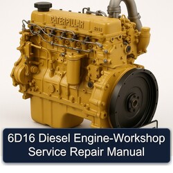 Caterpillar 6d16 Diesel Engine Service Repair Workshop Manual PDF
