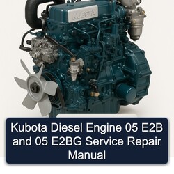 Kubota Diesel Engine 05 E2B E2BG Service Repair Workshop Manual PDF