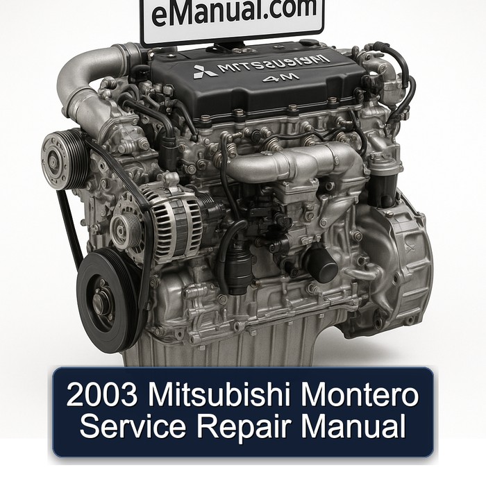 2003 Mitsubishi Montero Service Repair Workshop Manual PDF