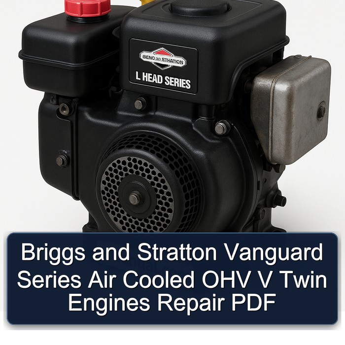 Briggs And Stratton Vanguard Series Air Cooled OHV V Twin Engines Service Repair Workshop Manual PDF