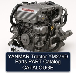Yanmar Tractor YM276D Parts Catalouge Catalog PDF