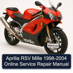1998-2004 Aprilia RSV Models Mille - Online Service Repair Workshop Manual PDF