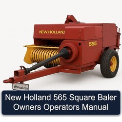 New Holland 565 Square Baler Owners Operators Operator's Manual PDF