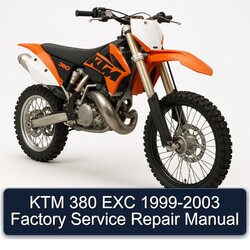 1999-2003 KTM 380 EXC Service Repair Workshop Manual PDF