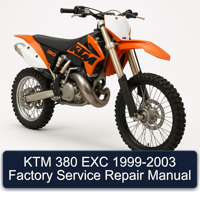1999-2003 KTM 380 EXC Service Repair Workshop Manual PDF