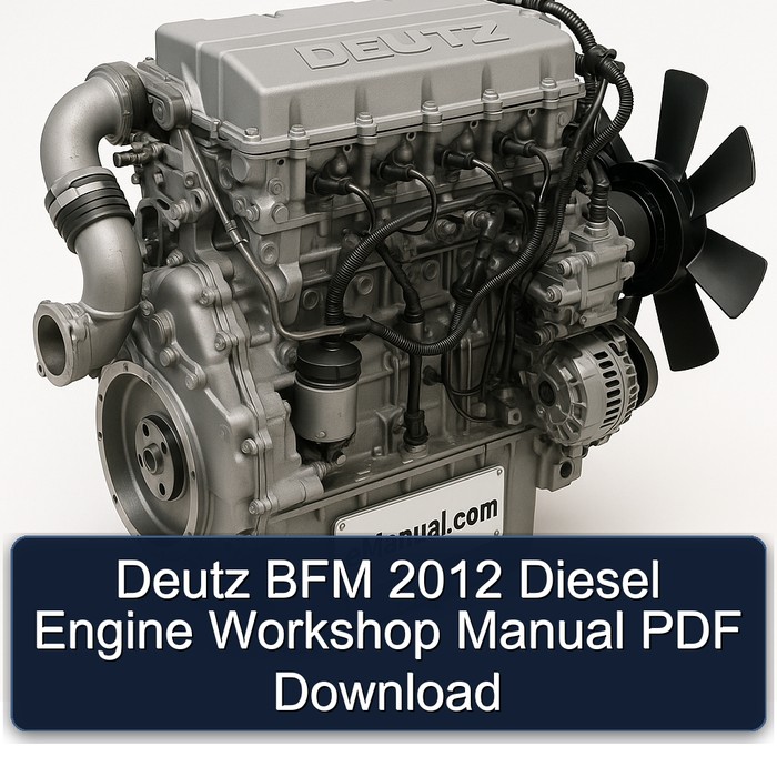 2012 Deutz BFM Diesel Engine Service Repair Workshop Manual PDF