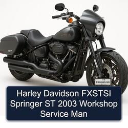 2003 Harley Davidson Servi Car Fxstsi Springer ST MAN Service Repair Workshop Manual PDF