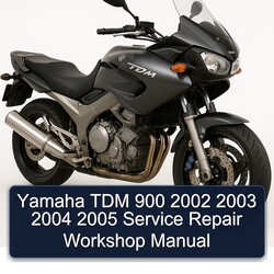 2002-2005 Yamaha TDM Models 900 Service Repair Workshop Manual PDF