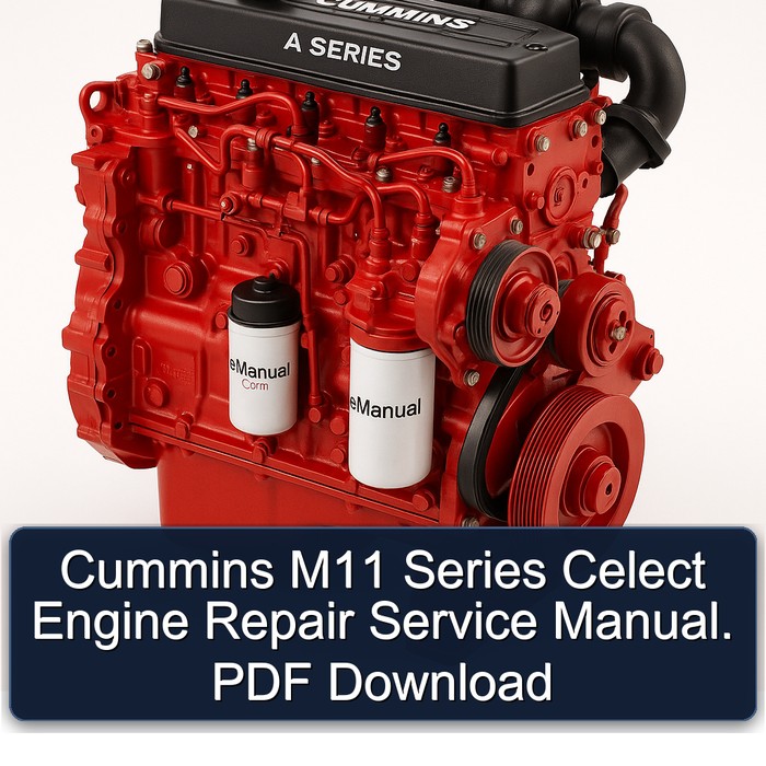 Cummins A Series M11 Celect Engine Service Repair Workshop Manual PDF