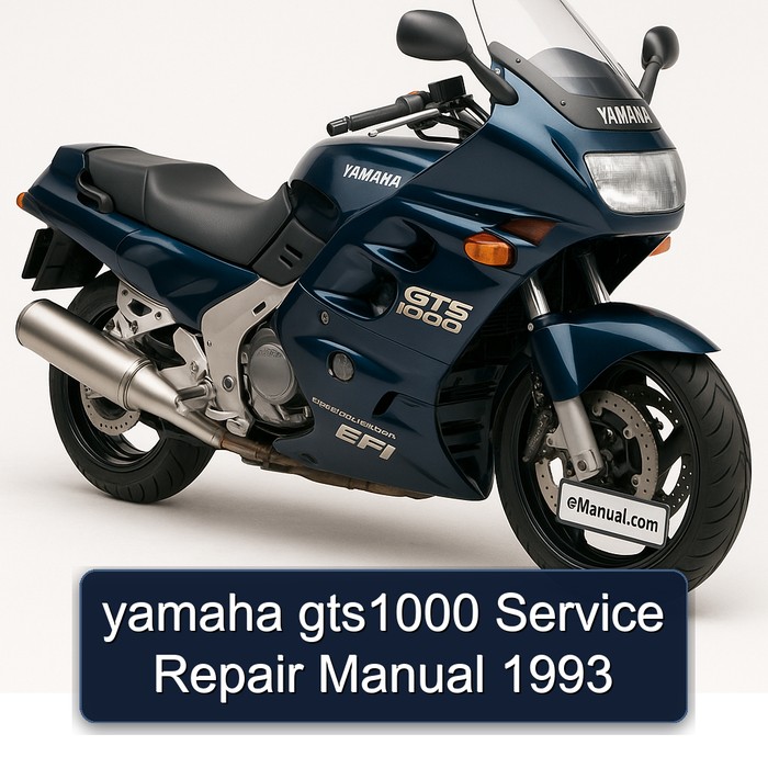 1993 Yamaha GTS1000 Service Repair Workshop Manual PDF
