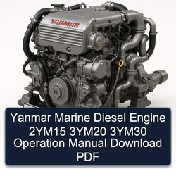 Yanmar Marine Diesel Engine 2ym15 3ym20 3ym30 Operation Service Repair Workshop Manual PDF