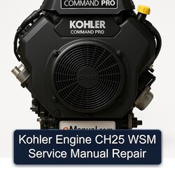 Kohler Command Pro Models Engine CH25 WSM Service Repair Workshop Manual PDF