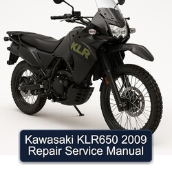 2009 Kawasaki KLR Series KLR650 Service Repair Workshop Manual PDF