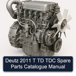 2011 Deutz T TD TDC Spare Parts Catalog PDF