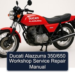 Ducati Alazzurra 350/650 Service Repair Workshop Manual PDF