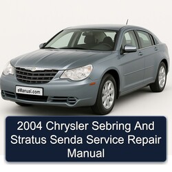 2004 Chrysler Sebring Stratus Senda Service Repair Workshop Manual PDF
