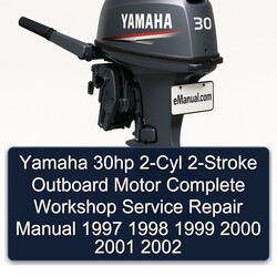 1997-2002 Yamaha 30HP 2-CYL 2-stroke Outboard Motor Service Repair Workshop Manual PDF