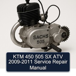 2009-2011 Sachs 505 KTM 450 SX ATV Service Repair Workshop Manual PDF