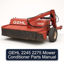 Gehl 2245 2275 Mower Conditioner Parts Catalog PDF