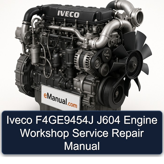 Iveco F4ge9454j J604 Engine Service Repair Workshop Manual PDF