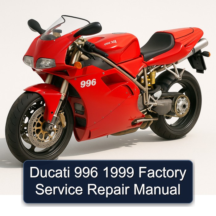 1999 Ducati 996 Service Repair Workshop Manual PDF
