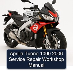 2006 Aprilia Tuono Service Repair Workshop Manual PDF