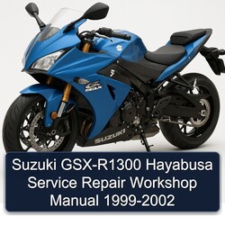 1999-2002 Suzuki GSX Series GSX-R1300 Hayabusa Service Repair Workshop Manual PDF
