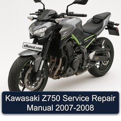 2007-2008 Kawasaki Z Series Z750 Service Repair Workshop Manual PDF