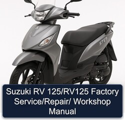 Suzuki UY Step Models RV 125/rv125 / Service Repair Workshop Manual PDF