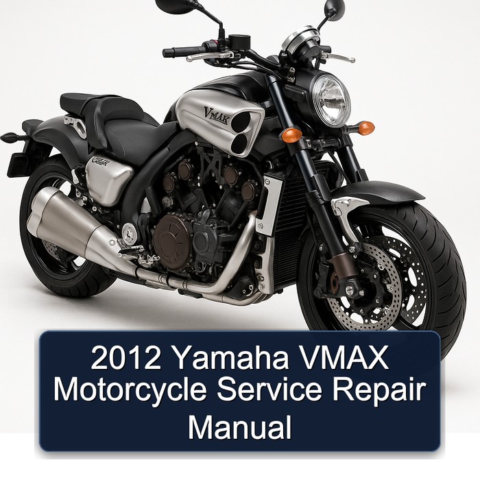 2012 Yamaha Vmax Motorcycle Service Repair Workshop Manual PDF