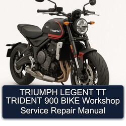 Triumph Trident Legent TT 900 Bike Service Repair Workshop Manual PDF