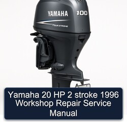 1996 Yamaha 20 HP 2 Stroke Service Repair Workshop Manual PDF
