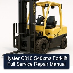 Hyster C010 S40XMS Forklift Service Repair Workshop Manual PDF