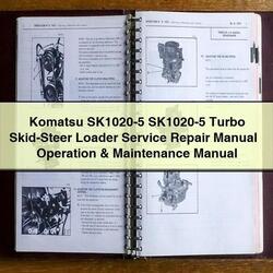 Komatsu Sk1020-5 Turbo SKID-STEER Loader Operation Service Repair Workshop Manual PDF