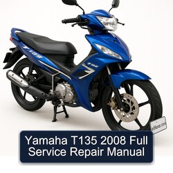 2008 Yamaha T135 Service Repair Workshop Manual PDF