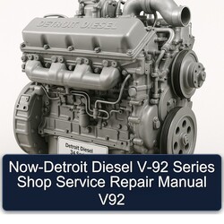 Detroit Diesel 92 Series Now- V- Shop V92 Service Repair Workshop Manual PDF