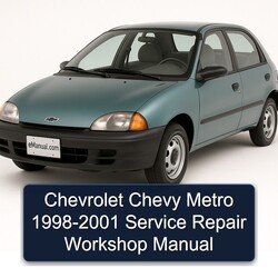 1998-2001 Chevrolet Chevy Metro Service Repair Workshop Manual PDF
