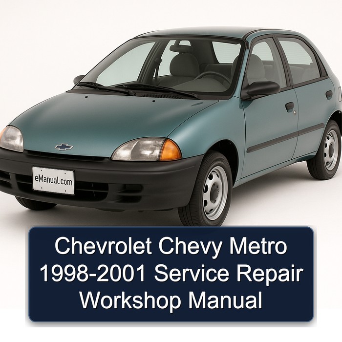 1998-2001 Chevrolet Chevy Metro Service Repair Workshop Manual PDF